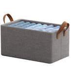 Nylon, Stainless Steel 26 Litter Wardrobe Organizer For Clothes Storage Box (Grey)