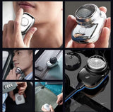 Stainless Steel Mini Electric Portable Shaver For Men (Multicolor)