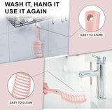 Multicolor plastic detangling hair brush with vented design for wet or dry hair grooming
