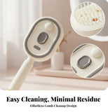 Multicolor plastic handheld steam hair brush comb for detangling and gentle daily grooming