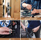 Multicolor 24-in-1 alloy steel screwdriver set with magnetic function for electronics repair