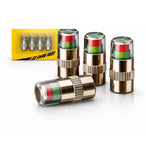 Brass Air Pressure Alert Valve Cap (Multicolor)