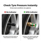 Brass Air Pressure Alert Valve Cap (Multicolor)
