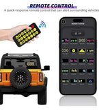 Plastic Car LED Matrix Panel (Black)