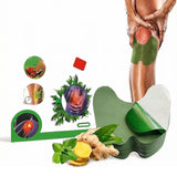 Natural Fabric Knee Patch 10 Pieces Set (Green)