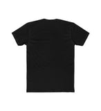 Men's Polyester Printed Round Neck Short Sleeve T-Shirt (Black)