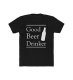Men's Polyester Printed Round Neck Short Sleeve T-Shirt (Black)
