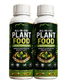 Pack of 2 All-in-One Plant Food Liquid Fertilizer Bottles - 100 ML