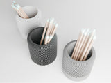 Plastic Japandi Pencil Holder (Multicolor)
