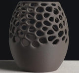 Plastic Voronoi Pencil 3 Holder Cup (Sage Green-Light Grey)