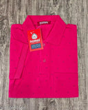 Fancy retro cotton polo shirt for men, short sleeves, printed pattern, XL size (India)