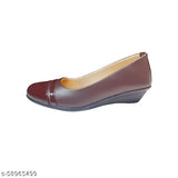 Stylish black synthetic bellies for women - comfortable design with closed back, suitable for various occasions