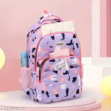 Purple Fabric Net School Bag: High-quality tutor bag for girls and women, durable design with spacious compartments