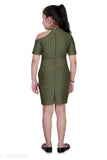 Printed net shift dress, short sleeves, polyester, children's clothing aged 2-14 years, India origin