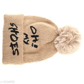 Arctic angora winter beanie, unisex knitted cap for men & women