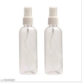 White refillable Aura spray bottles, leak-proof and BIS/ISI certified, pack of 2 from India