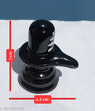 Ceramic Indian Shivling statue: BHOLE BABA KA, dimensions 4.5cm x 5cm x 4.5cm