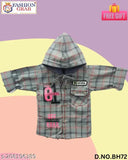 Durable cotton blend hoodie shirt for boys with printed pattern, suitable for casual occasions. Available in various sizes from 2-3 years to 8-9 years. Made in India with premium fabric and durable stitching