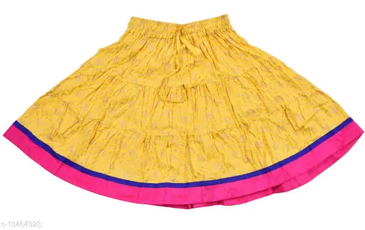 Cotton printed Lehenga and choli for baby girls, ethnic motif in 0-1 years range