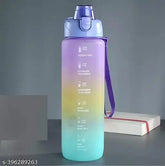 Durable purple unbreakable sports water bottle, 1000ml capacity, leakproof, BPA free, for fitness, gym and outdoor activities