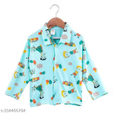 Polyester net nightsuit-blue for infants and toddlers (sizes 6-12 months - 8-9 years), made in India