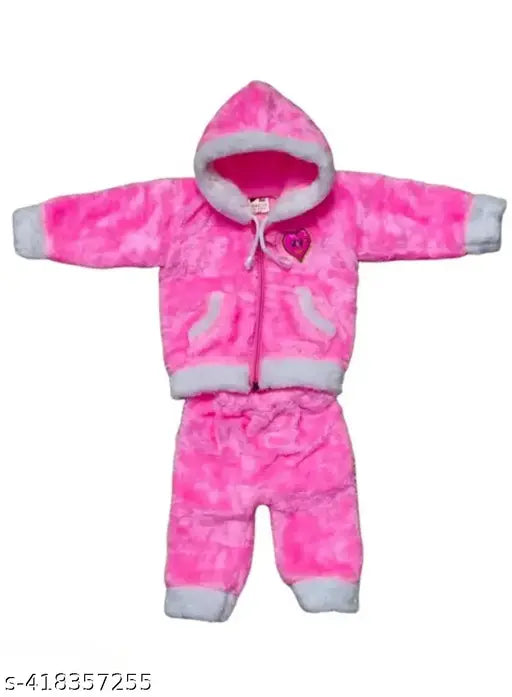 Woolen solid-color baby pajamas (Asent), suitable for boys and girls, long sleeves, soft and comfortable, Indian origin