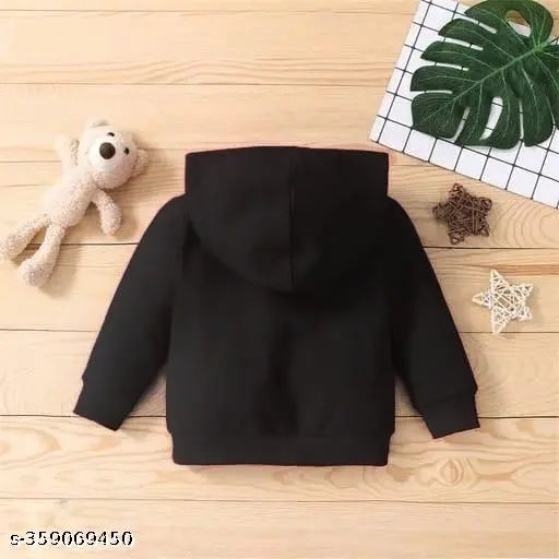 Red & Black Infant Winters Hoodie Sweatshirt, fleece inside, Daddy's Girl print, long sleeves, wool fabric, casual & stylish baby clothes for parties or everyday wear