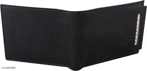 PU Classic World New ATM card holder wallet, solid color, 2 compartments. Men's and women's slim, stylish bi-fold wallet with coin pocket and currency compartments