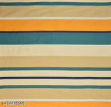 SK Premium 220 TC Safari Cotton wrinkel-free striped flat sheets for Double KING bed, 2 pillow covers included, ideal for summer, genuine product from manufacturers in India