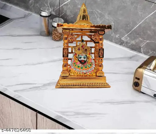 Marble dust Krishna idol, intricately detailed Indian-made statue, 7cm length, 12cm height, 4.5cm breadth