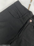 Black cotton jeans for men, stylish slim fit with a fashionable and trendy design