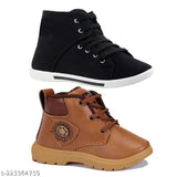 Bersache Kids Canvas Shoes Pack of 2, lightweight, breathable, slip-resistant casual sneakers/loafers, daily wear & home washable