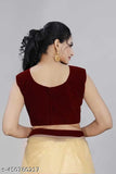 Beige net saree with embroidered fency work, maroon velvet embroidered blouse - Indian handcrafted Bollywood outfit