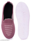 Colorful mesh women's casual shoes, PVC soles in multiple sizes (IND-5 to IND-8), ankle loop net fastening, Indian origin