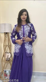 New Designer Wear Georgette Embroidered Net 3/4 Sleeve Suit Set - Indian Kurta with Palazzos