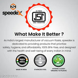 Stainless Steel Speedex Water Bottle, 1000ML leak-proof, perfect for fridge, school, gym, home, office use, black color