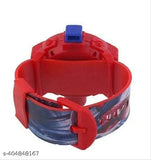 Red and multicolor Kids Edition Spiderman/Babie Marvel Avengers digital watch with 24 image projection, ideal for boys & girls, rubber strap