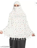 Printed cotton scarves for women & girls, protective double layer, easy-to-wear, adjustable, Indian origin