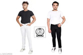 Denim jeans pack of 2 for men, solid fabric with waist sizes 28-36 and length size 42 inches, made in India