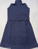 Blue sleeveless polycotton Tinage t-shirt, casual wear for children's summer collection, India origin