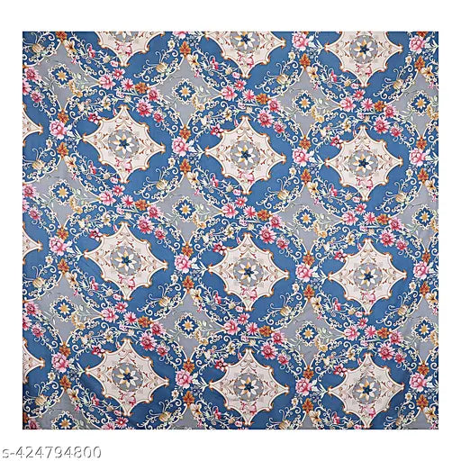 Premium cotton double bedsheet with zipper pillow covers, 90x90 inch. Luxury floral design, high-quality stitching, long-lasting, no color bleeding or allergies. Ideal for summer use and daily wear