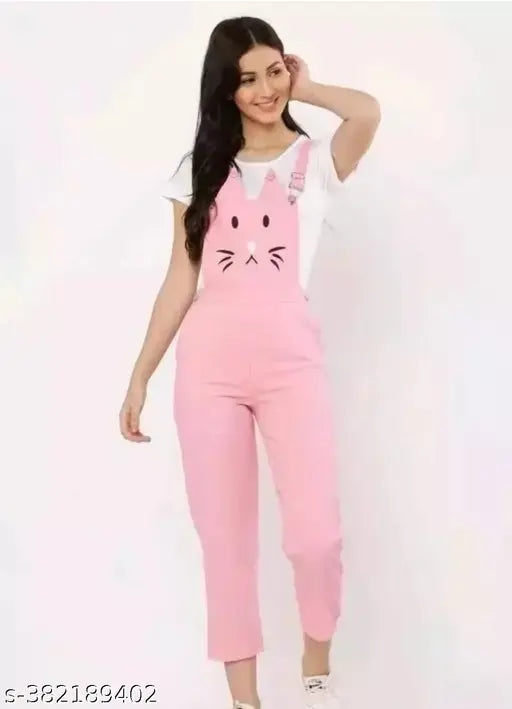 Black cotton blend printed Persian jumpsuit for women with short sleeves, size S (bust 28in, length 50in, waist 20in), on model