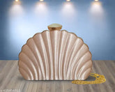 Striped net fabric Shall Design clutch purse, perfect for parties and events, elevates your style