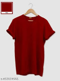 Multicolor sports t-shirt, polycotton, short sleeves, solid design. Fashionable athletic wear on hanger