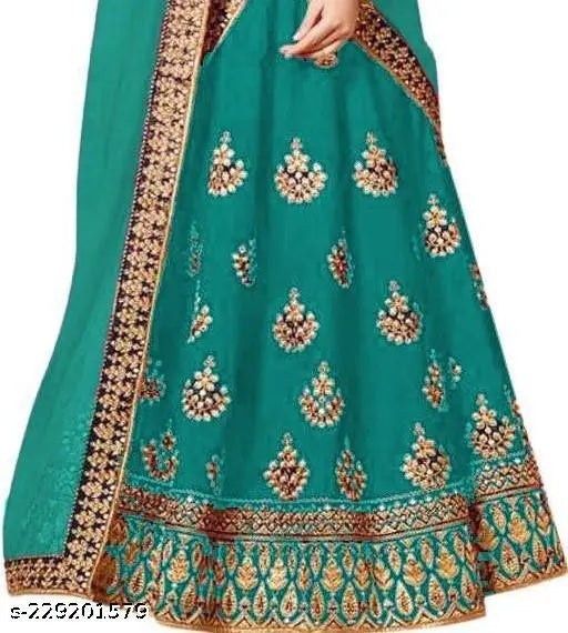 Silk embroidered ethnic lehenga choli for kids, trending online bestseller for wedding and festival occasions