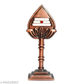 Gold-plated Lord Muruga Om Vel car dashboard idol, Indian religious art for puja & home decor