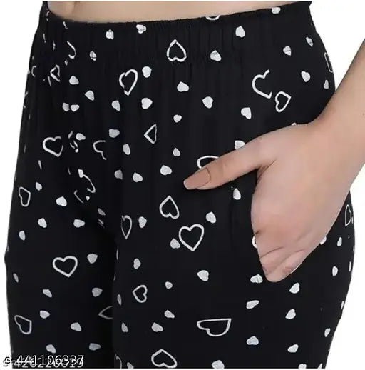 Women's printed maxi cotton pajamas in M, L, XL from India