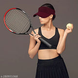 Cotton adjustable unisex sports wine sun visor cap, ideal for outdoor activities, high-quality, breathable, UV protection