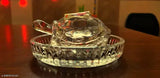 Crystal Tortoise Vastu Showpiece Set, handcrafted artifact, clear quartz turtle, 10cm x 10cm x 25cm, brings positivity, happiness, and prosperity for Feng Shui home decoration or gifting