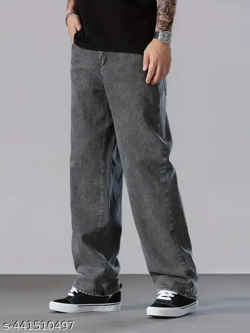 Black embellished denim men's jeans BB from India (size 28/30/32)